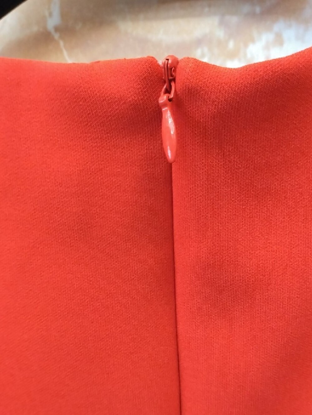 Red Sleeveless Peplum Pleated Dress - Unknown Brand - Picture 4 of 8